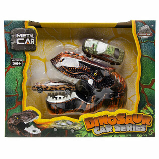 DINOSAURIE BIL-LAUNCHER - LYXIG PRESENTASK (2-PACK)
