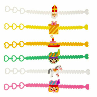 SINTERKLAAS - SILIKONARMBAND FÖR BARN (12 st)