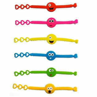 Glada Smiley Silikonarmband (12-pack)
