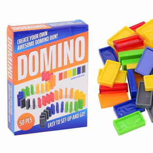 Dominospel - 50 Brickor i Presentf&ouml;rpackning
