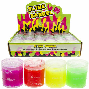 Liten F&auml;rgad Slime i Display (24 st.)