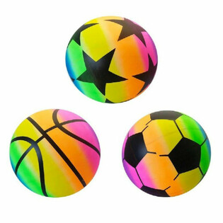 Strandboll Pojkar - Mixade Designade Ø23 cm (10-pack) - Grossist