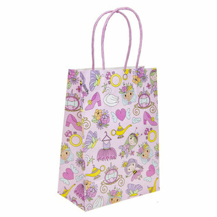 Princess Papperspresentpåsar - 16x9x22 cm (12 st)