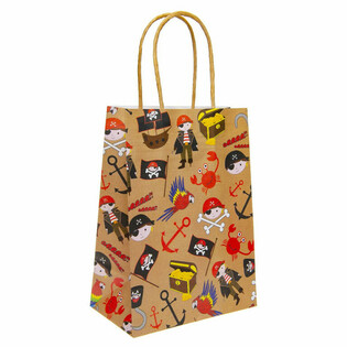 Presentpåse i Papper - Pirat (12-pack)