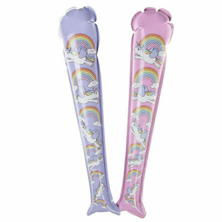 Sj&auml;lvuppbl&aring;sande Unicorn-klubba - 49x13 cm - Display (48 st)