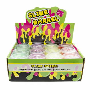 Transparent F\u00e4rgad Slime Display (12 styck)