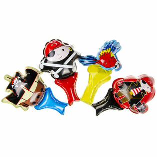 Självuppblåsande Piratballonger för Hand (48 st.)