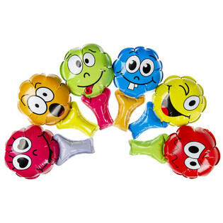 SJÄLVUPPBLÅSANDE SMILEY-HANDBALLONGER (48 st.)