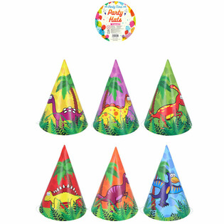 PARTYHATTAR MIX DINOSAURIE (120 STYCK)