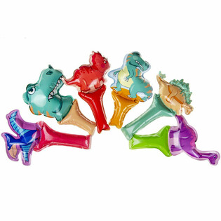 Självuppblåsande Dinosaurie-handballonger (48-pack)