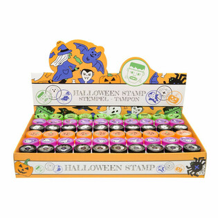 Halloweenstämplar i Display (60 st)