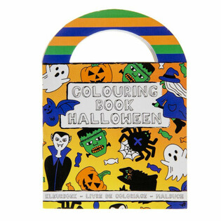 Små Halloween-målarböcker med klistermärken (48 stycken)