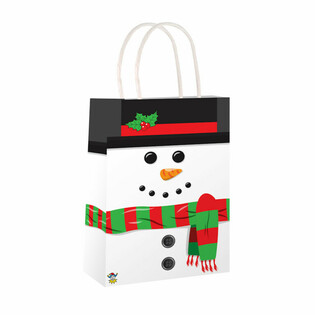 Julpappersp&aring;sar Sn&ouml;gubbe med Handtag (24-pack)