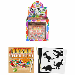 Miljövänliga Magiska Skrap-Dinosaurier Display (108 st)
