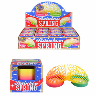 RETRO TOYS - REGNB&Aring;GSSPIRAL &Oslash; 6,5 CM I DISPLAY (12 st.)