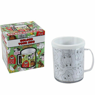 Bondg&aring;rdsdjur - F&auml;rgl&auml;gg din egen mugg (2-pack)