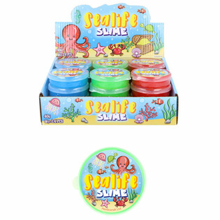 Havsdjur Slime i Displaykartong (24-pack)