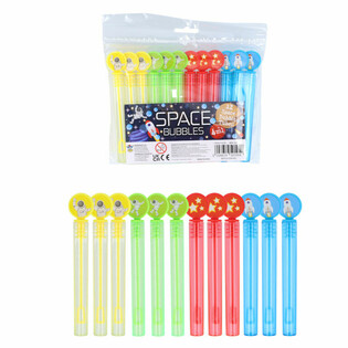 Såpbubblor rymdtema (12-pack)