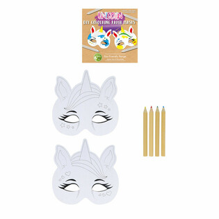 ECO FRIENDLY - F&auml;rgl&auml;gg dina egna enh&ouml;rningsmasker (12 set)