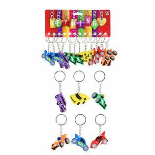 Nyckelringar Racerbil (12-pack)
