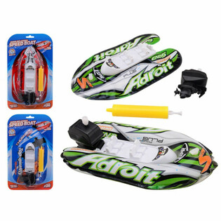 Uppbl&aring;sbar motorb&aring;t med uppdragbar motor - 6-pack
