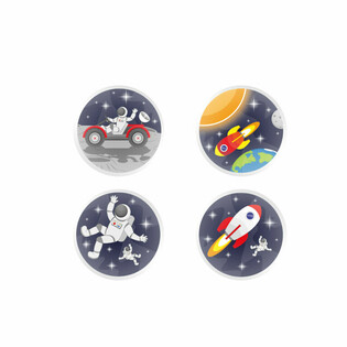 MIX RYMDEN / SPACE - STUDSBOLLAR &Oslash;3.3 Cm. (100 st.)