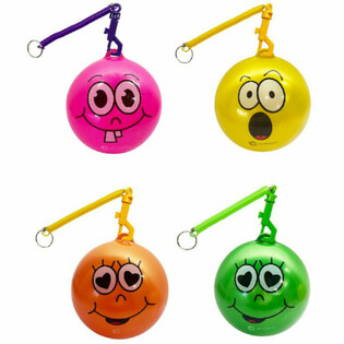 SMILEYBOLL MED SNÖRE / BUNGEEBOLL Ø23 cm (10 st)