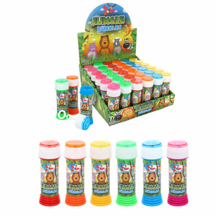 S&aring;pbubblor Djungeldjur 50ml i Display (36 st)