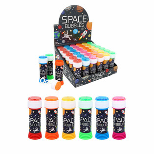 S&aring;pbubblor Rymden med T&aring;lamodsspel - 50ml Display (36 st)