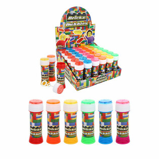 Såpbubblor Brickz / Byggklossar 50ml - Display (36 st.)