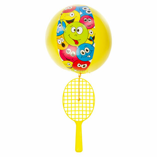 Paddle-racket med Boll - Smiley (12-pack)