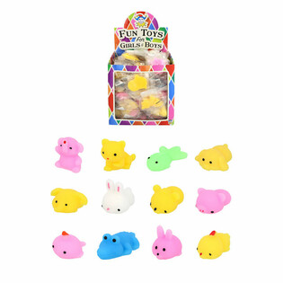 Squishy Djur i Display (96 st) - Fiskdamm