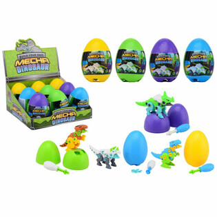 Stort Dinoägg Byggsats - Display (9 stycken)