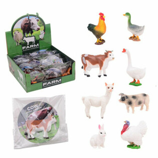 ANIMAL WORLD - Bondgårdsdjur i Display (36 st.)