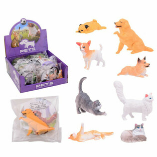 ANIMAL WORLD - HUSDJURSFIGURER I DISPLAY (36 st.)