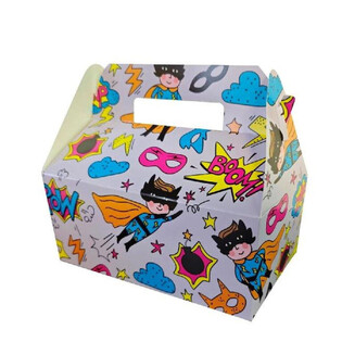 Menybox Superhero - 22,5 x 12 x 9,5 cm (24-pack)