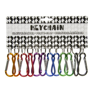 KARBINHAKE NYCKELRINGAR (48-pack)