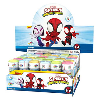 Spidey Spiderman Amazing Friends Såpbubblor - 60ml - Display (36 st)