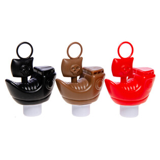 Piratskepp f&ouml;r Ankfiske - Mixade F&auml;rger - 8 cm (15 st)