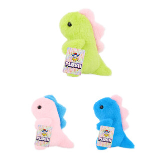 GOSIG DINOSAURIE I PLUSH - 17 CM H&Ouml;G - MIXADE F&Auml;RGER (12 st.)