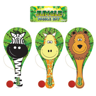Jungle Animals Paddle Bat Bollspel (12 st.)