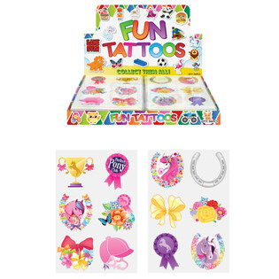 FUN TATTOOS - MODELL: PONNY I DISPLAY (96 st)