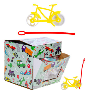 CYKEL MED DRAGSNÖRE - I DISPLAY (56 st)