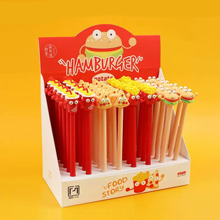Fast Food Kulspetspennor i Display (48 st)