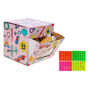 4 i rad-spel - Neonfärger - I Display (32 st)