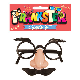 FESTGLAS&Ouml;GON F&Ouml;R BARN MED MUSTASCH (12 st.)