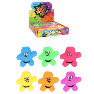 SQUEEZY SPLAT MAN - MIXADE FÄRGER - I DISPLAY (24 st.)