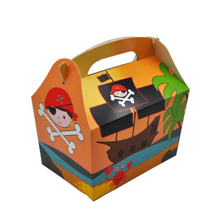 MENYBOX MODELL: PIRAT - Mått 18.5x12x19 CM - FOODBOX - KIDSBOX (24-pack)
