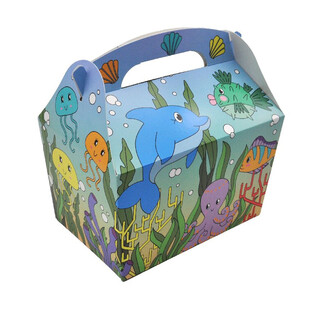 BARNBOX MENYBOX: HAVSDJUR - Mått 18.5x12x19 CM - FOODBOX (24-pack)