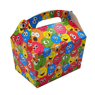 MENYBOX MODELL: SMILEY - Mått 18.5x12x19 CM - MATBOX - KIDSBOX (24 st)